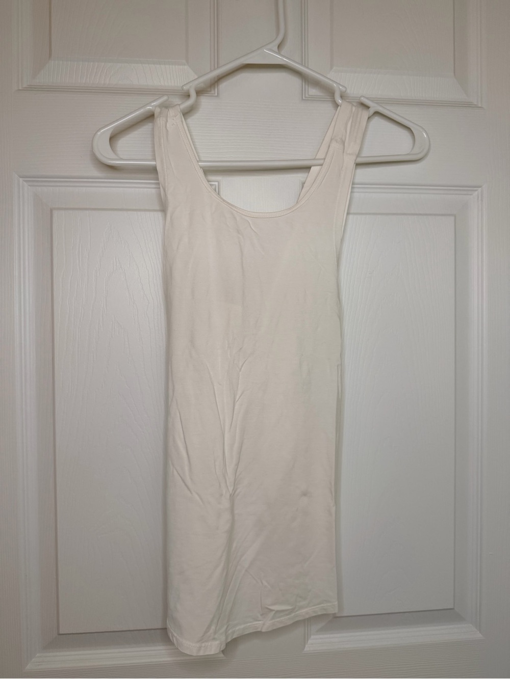 Simple Cream Tank Top